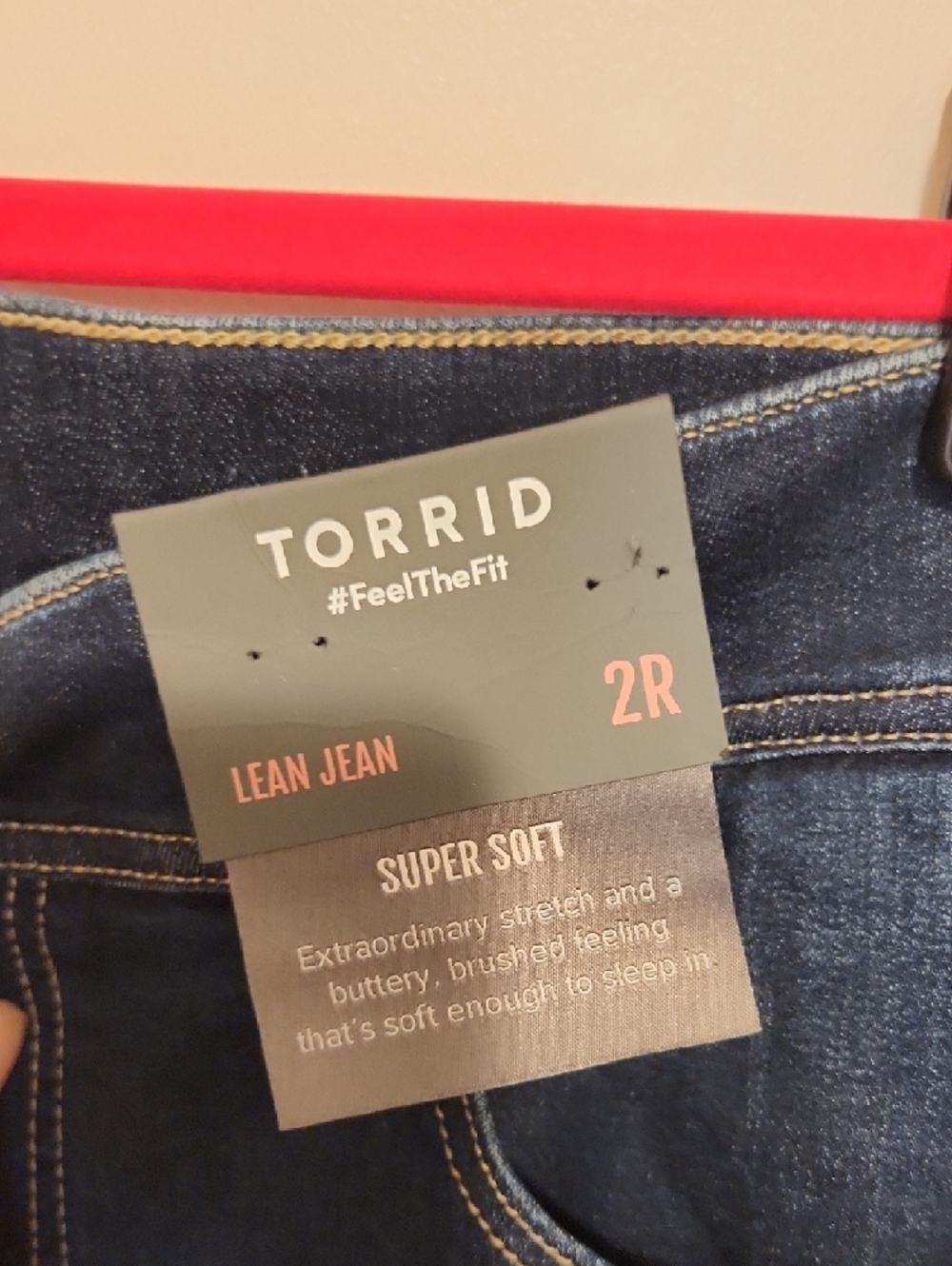 🔥Torrid NWT RAW HEM Dark Blue High-Rise Ankle Lean Jean Skinny Jeans - Picture 3 of 7